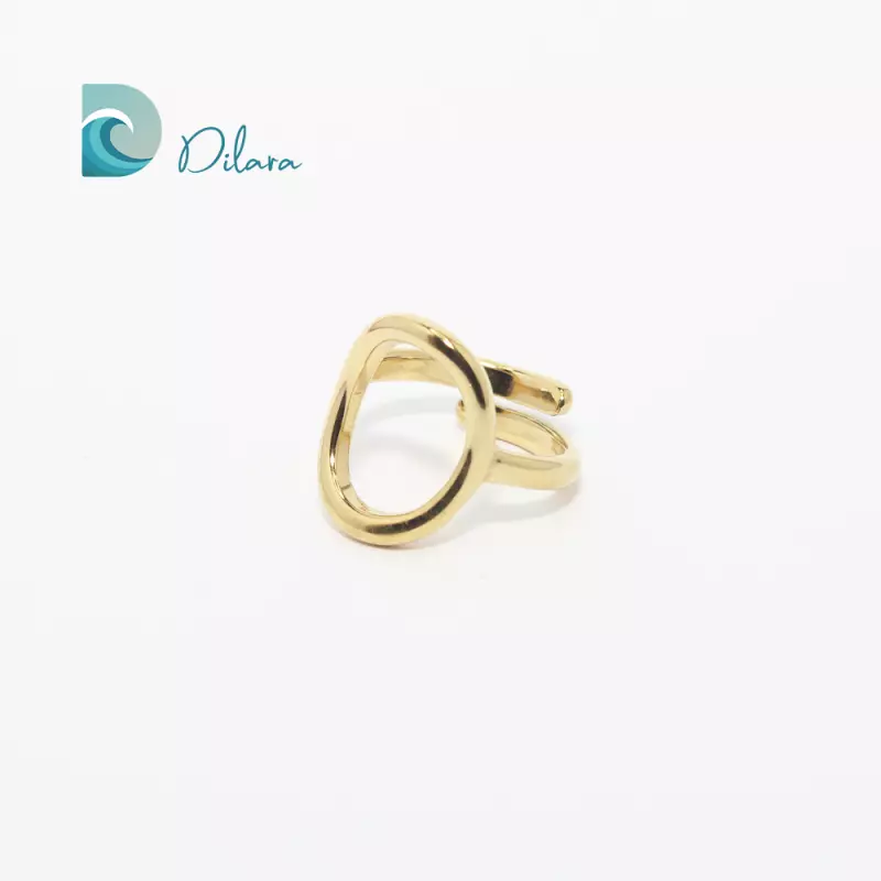 Anillo Ola Dorada