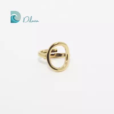 Anillo Ola Dorada