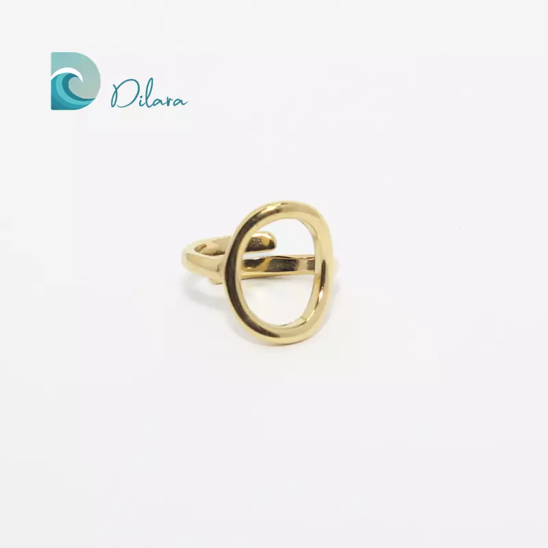 Anillo Ola Dorada