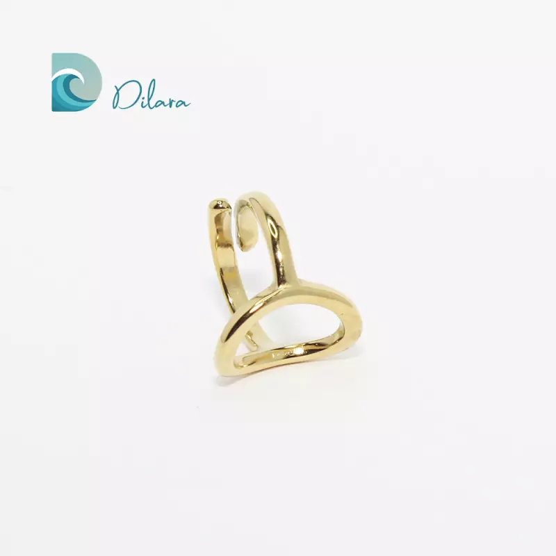 Anillo Ola Dorada
