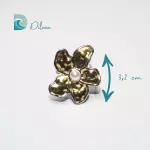Anillo Flor Dorada con Perla