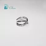 Anillo Cruzado con Brillo Infinito