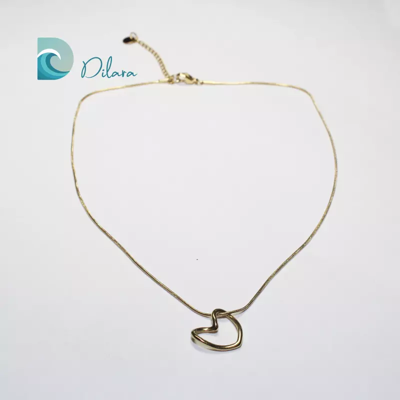 Colgante Dorado de Corazón