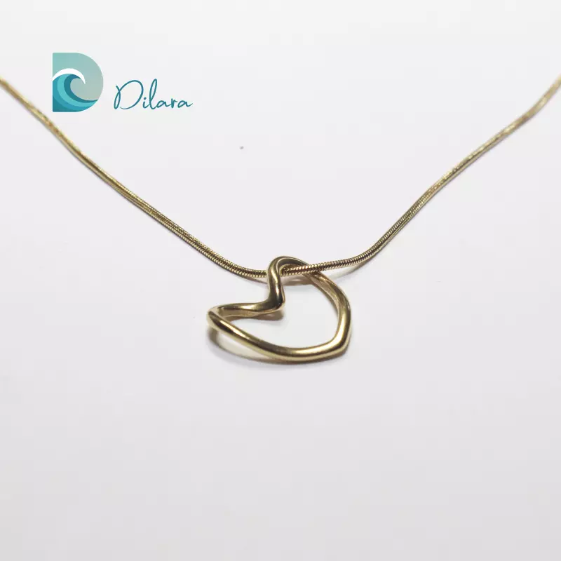 Colgante Dorado de Corazón