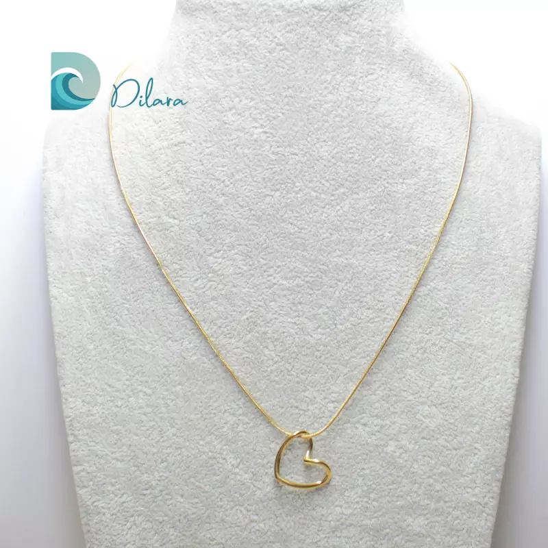 Colgante Dorado de Corazón