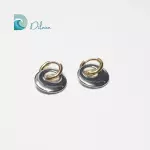Pendientes Doble Aro Bicolor