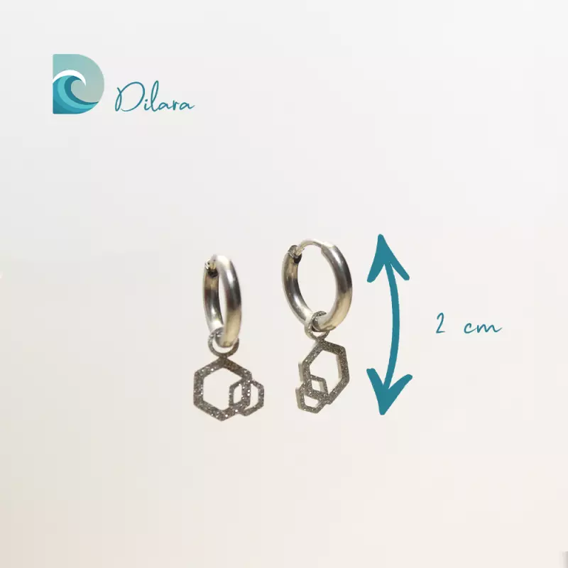 Aros Hexa Brillantes