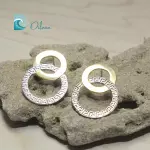 Pendientes Dúo Dorado y Plateado