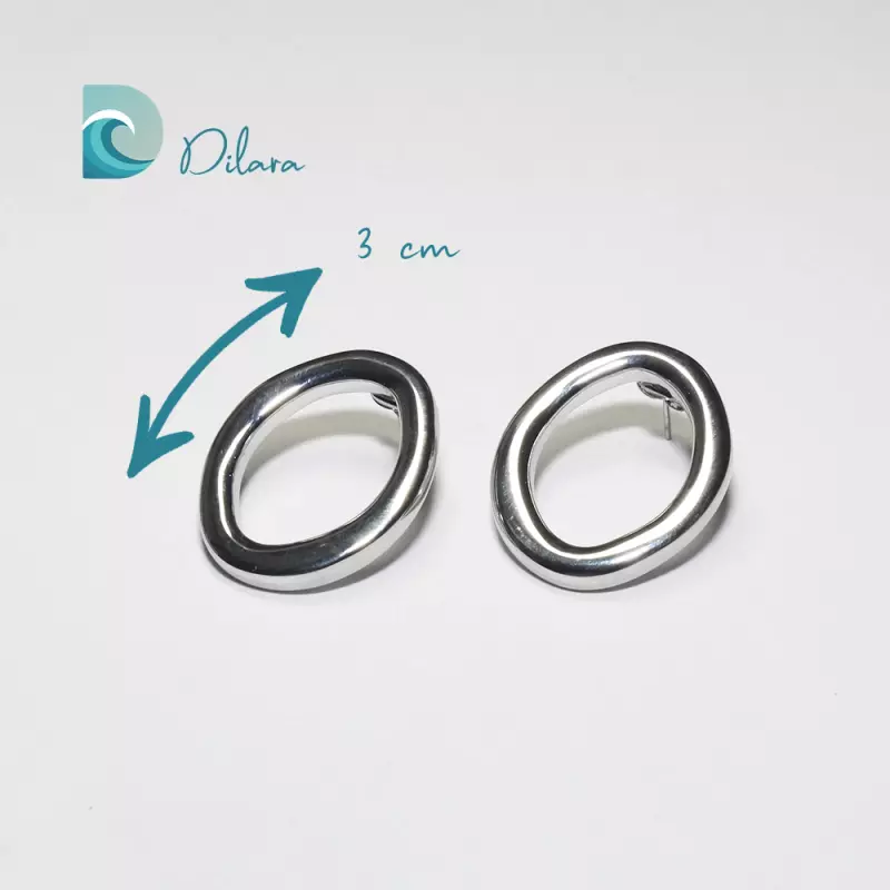 Pendientes Silver Loop