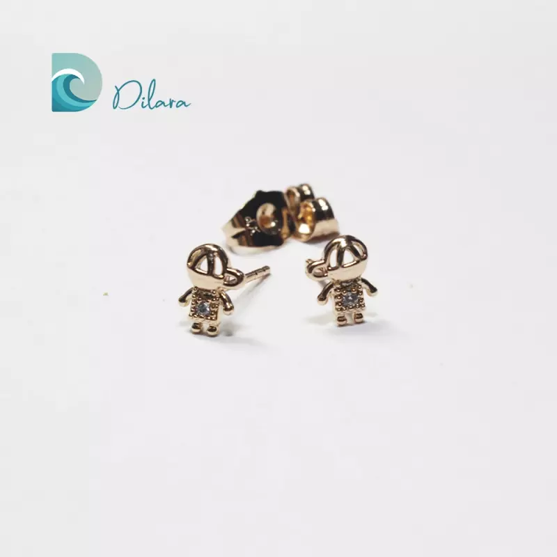 Pendientes Niño Dorado