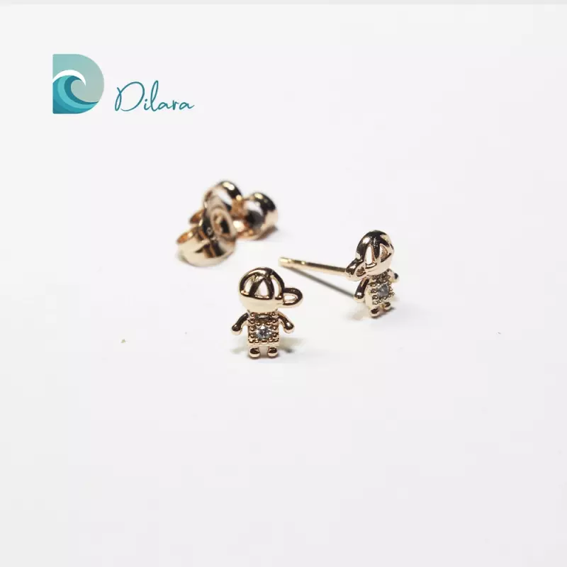 Pendientes Niño Dorado