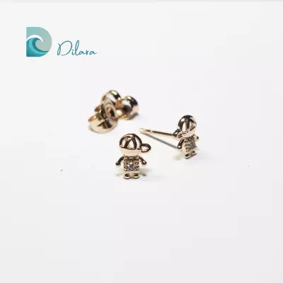 Pendientes Niño Dorado