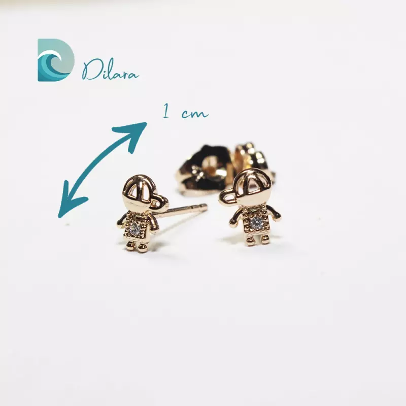 Pendientes Niño Dorado