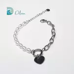 Pulsera Dual Perlas & Cadena
