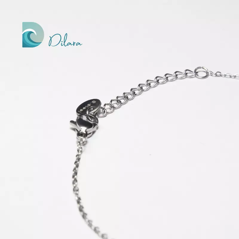Pulsera Minimal Onda Plateada